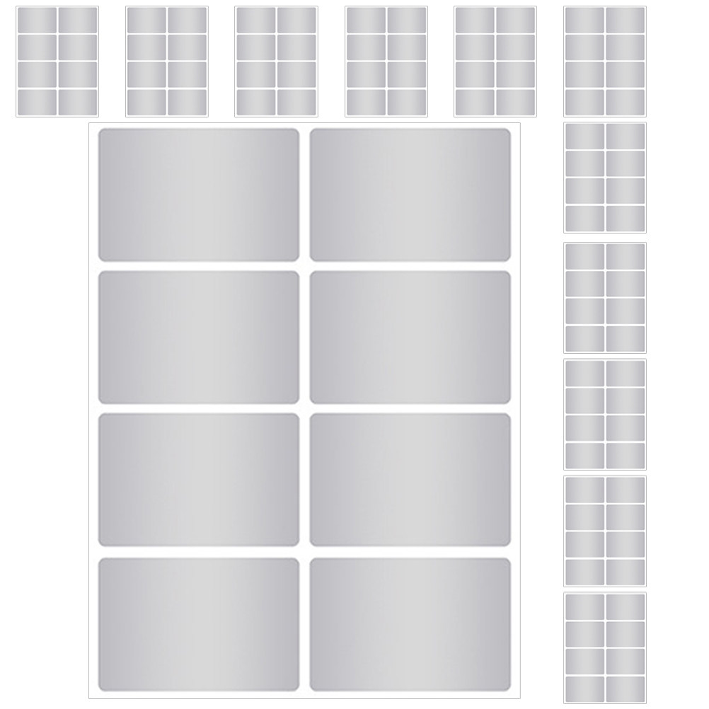 Water Bottle Blank - 12 Sheets Water Resistant Label Stickers