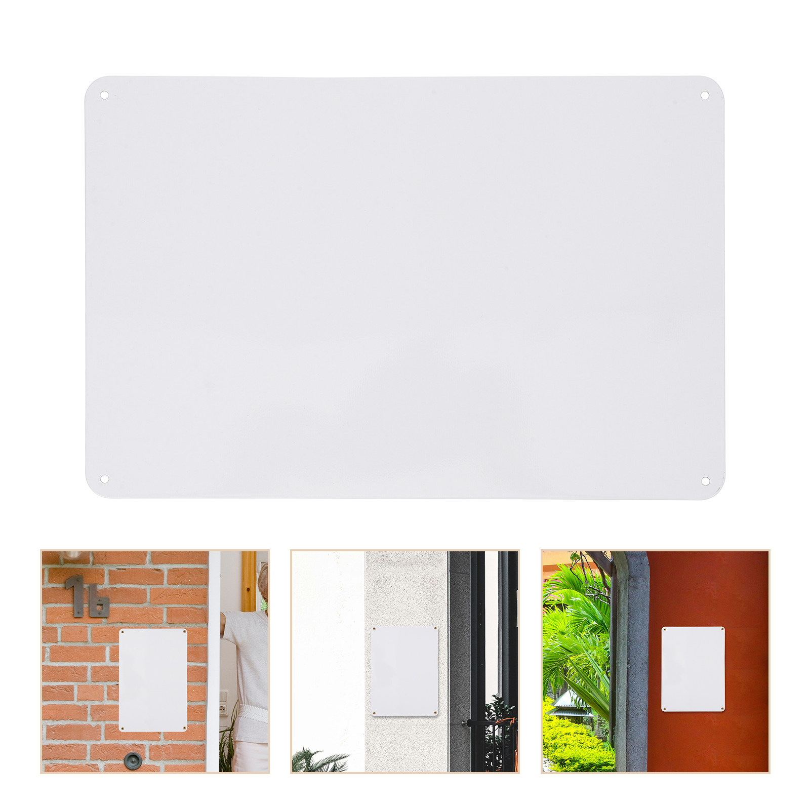 Yard Sign Blank - 2Pcs Blank Metal Signs Sublimation Tinplate
