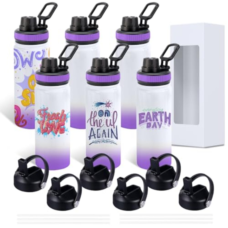 Water Bottle Blank - Sublimation Sports Water Bottle Blanks, 20oz