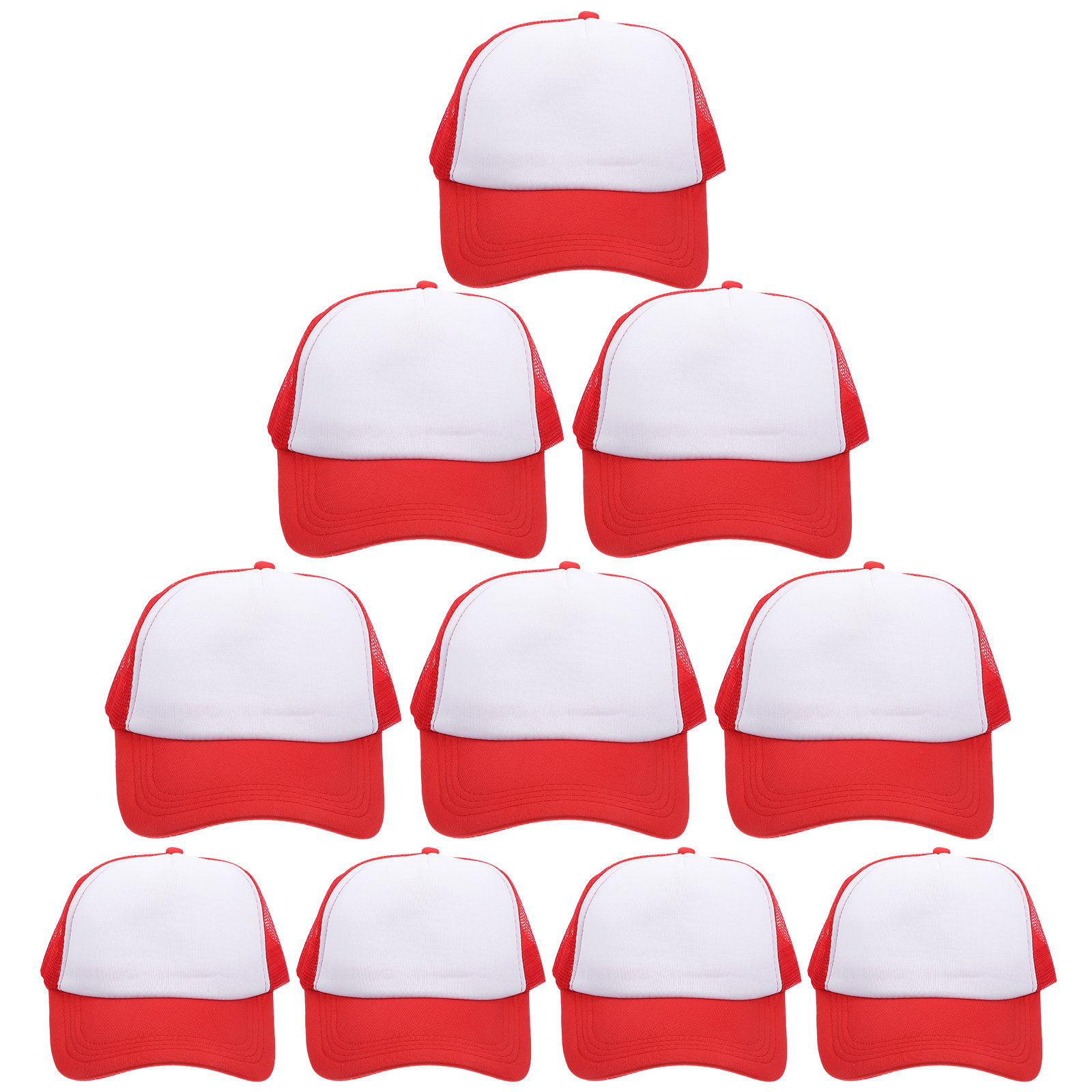 Hat Sublimation Blank - 10Pcs Blank Mesh Baseball Hats Sublimation