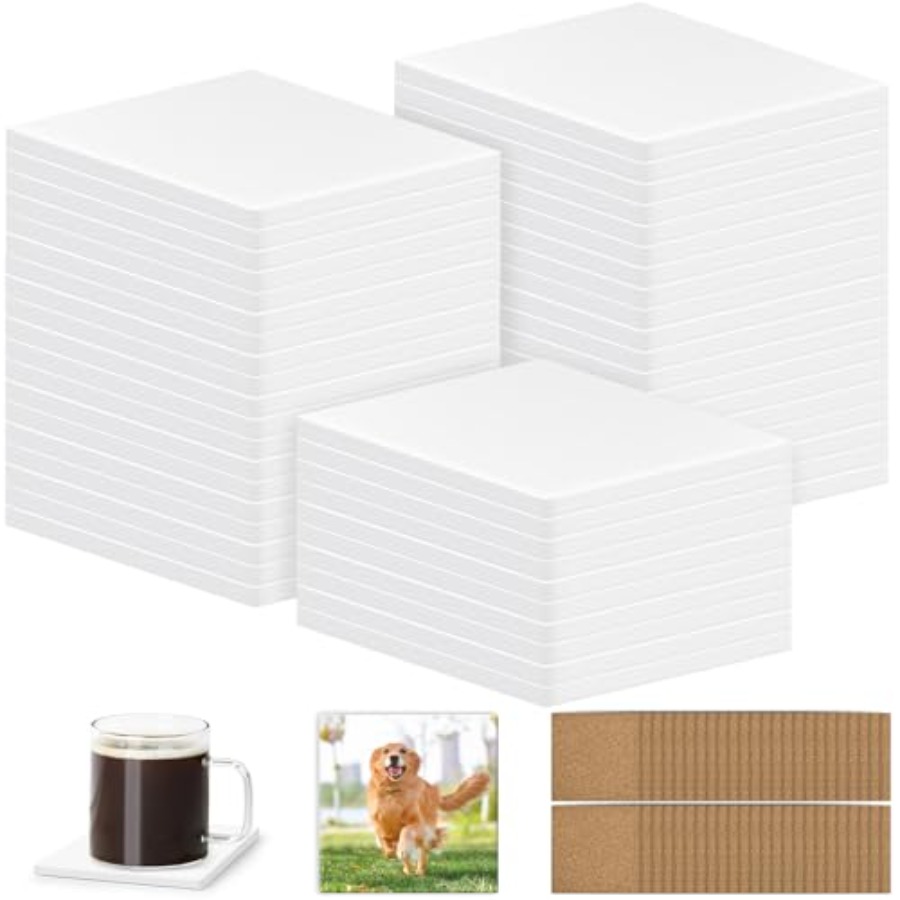 Ceramic Tile Blank - Sublimation Coasters Blanks Ceramic Tiles Bulk