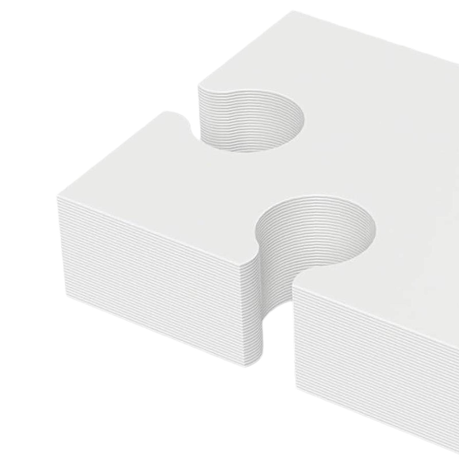 White Cardboard Puzzle Pieces  - огляд і ціна Puzzle Blank White