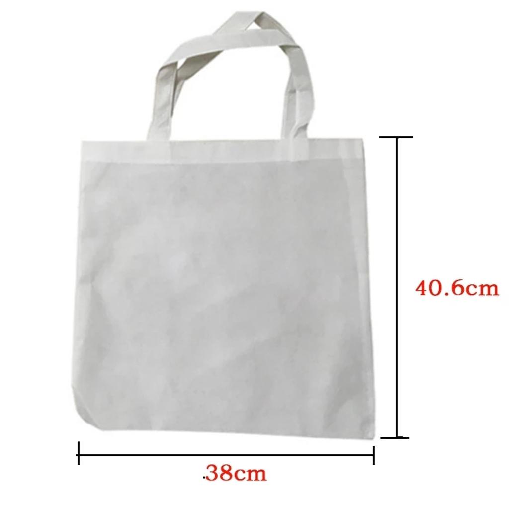 10x White Sublimation Non Wove - огляд і ціна Tote Bag Sublimation
