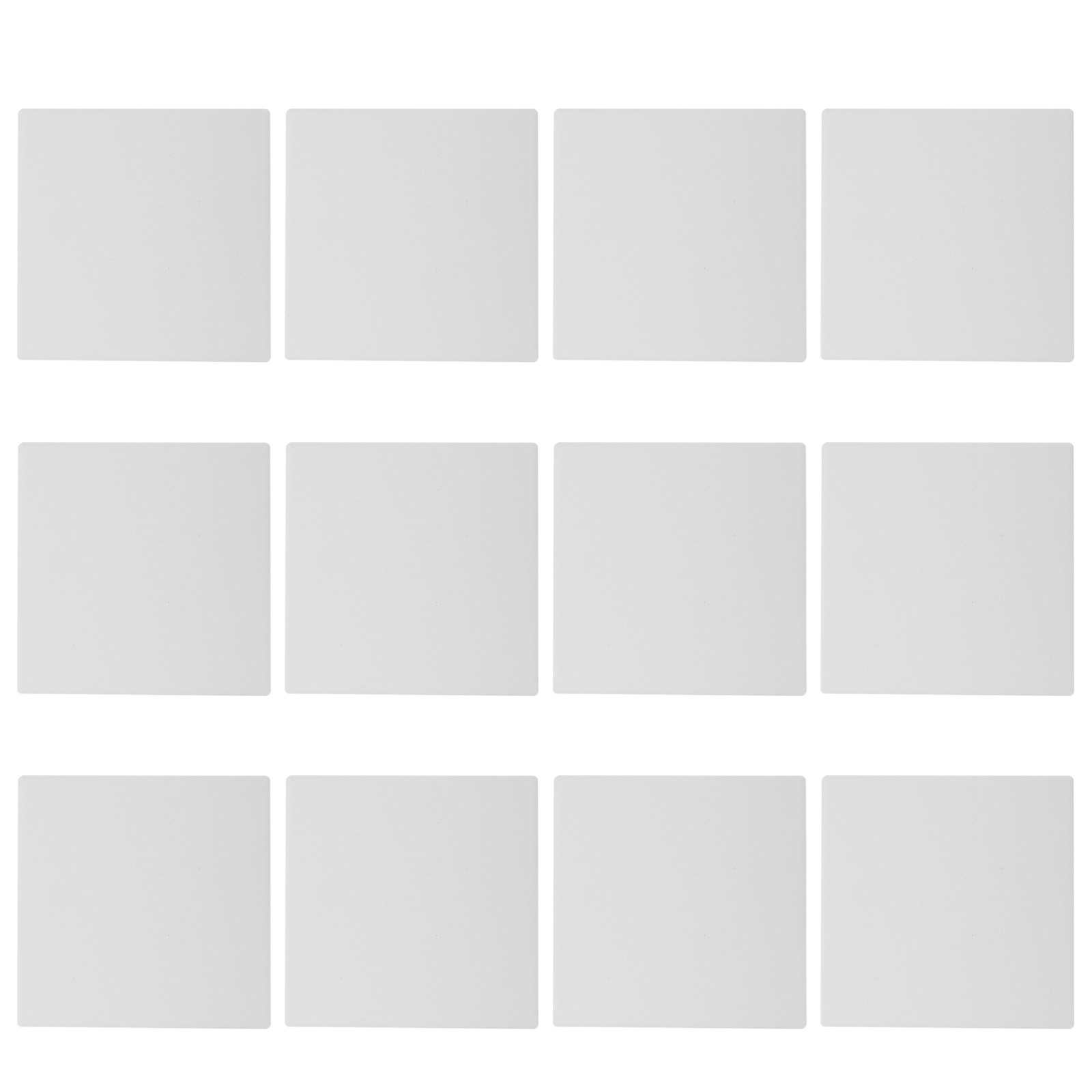 12Pcs White Ceramic Square Coa - огляд і ціна Ceramic Tile Blank