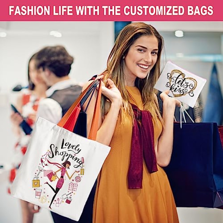 40 Pack Sublimation Blanks Can - огляд і ціна Tote Bag Sublimation