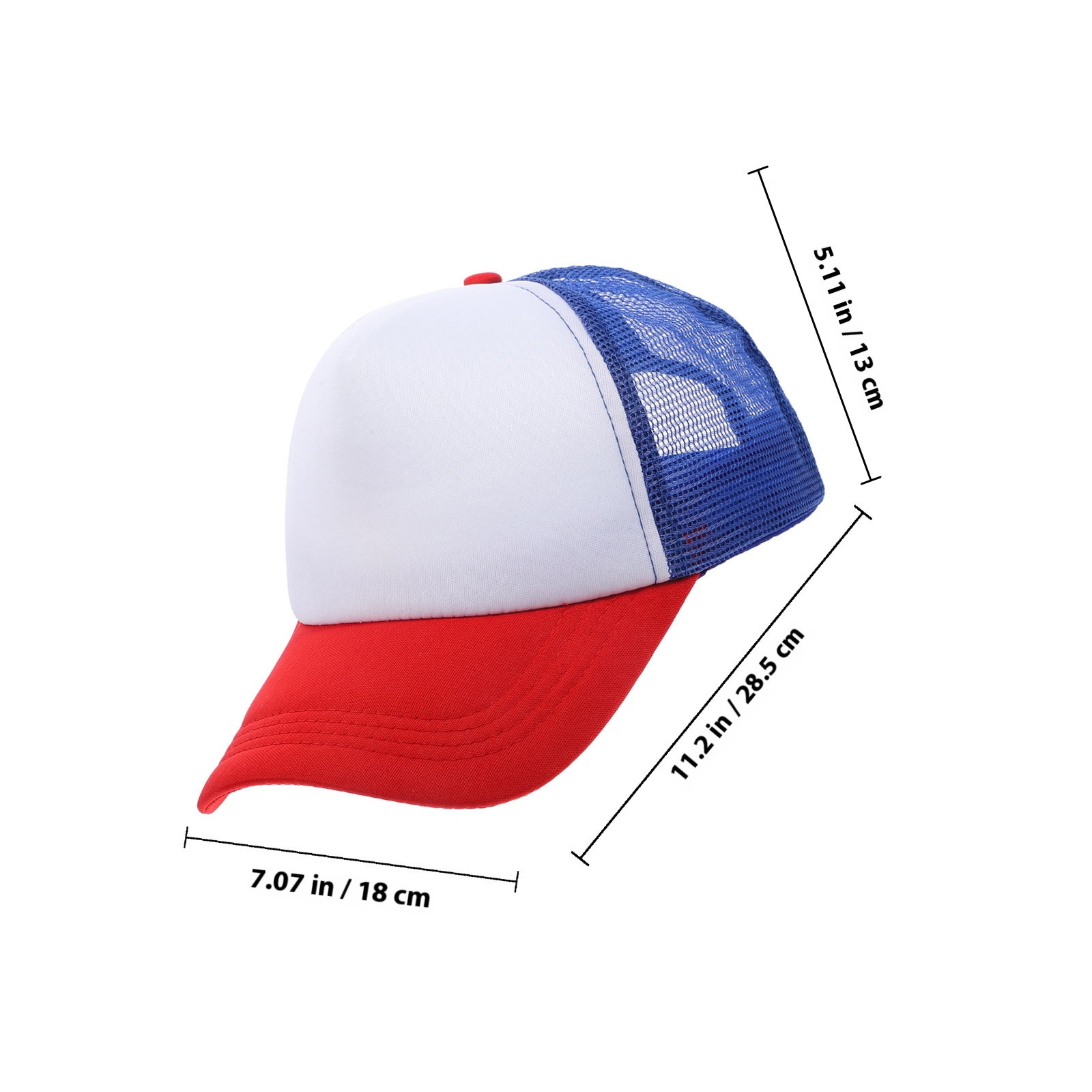 10Pcs Blank Baseball Caps Mesh - огляд і ціна Hat Sublimation Blank