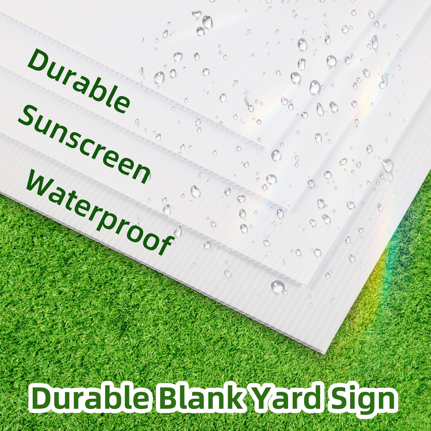 4 Pack Blank Yard Signs 17 x 1 - огляд і ціна Yard Sign Blank
