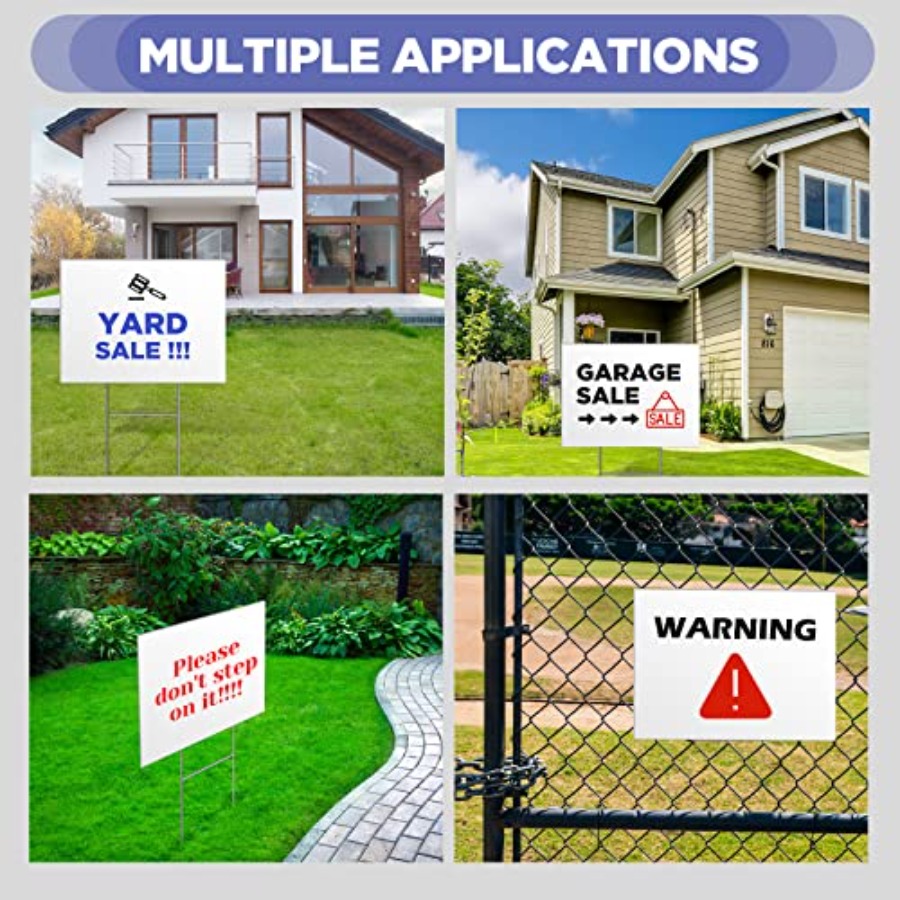 32 Pack Blank Yard Signs with  - огляд і ціна Yard Sign Blank
