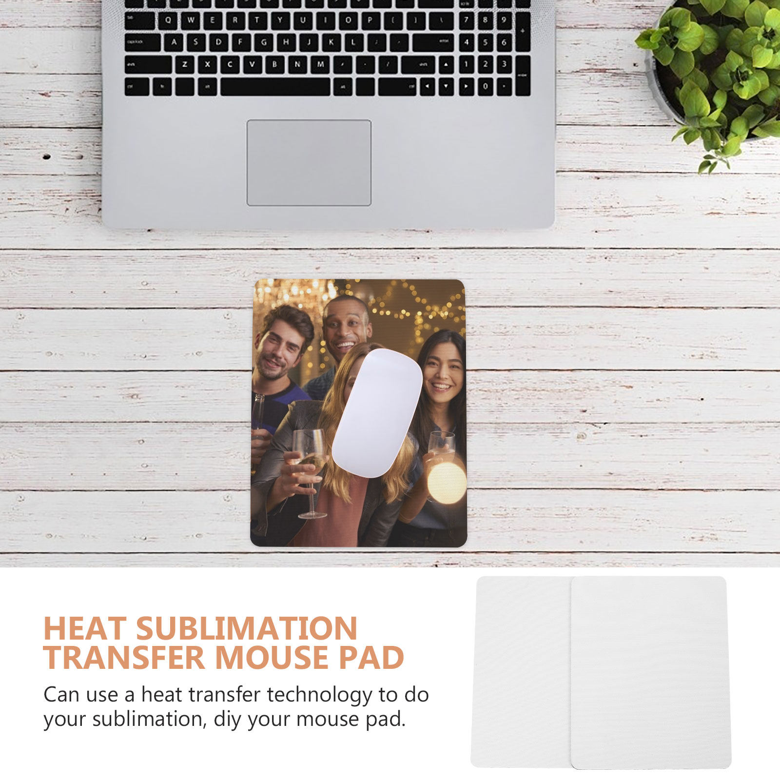 5Pcs Blank Sublimation Mouse P - огляд і ціна Mouse Pad Blank Sublimation