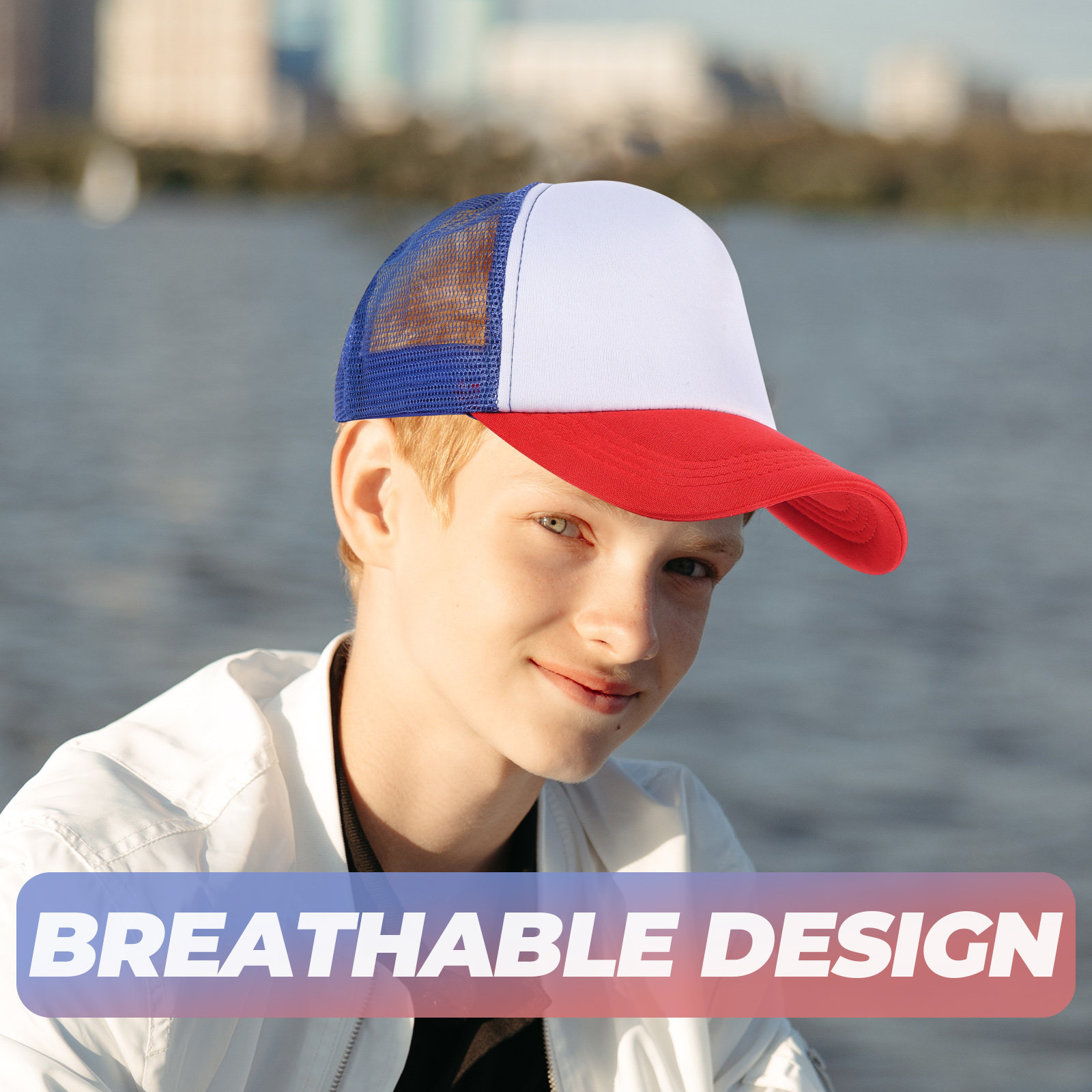 10Pcs Blank Baseball Hats Mesh - огляд і ціна Hat Sublimation Blank