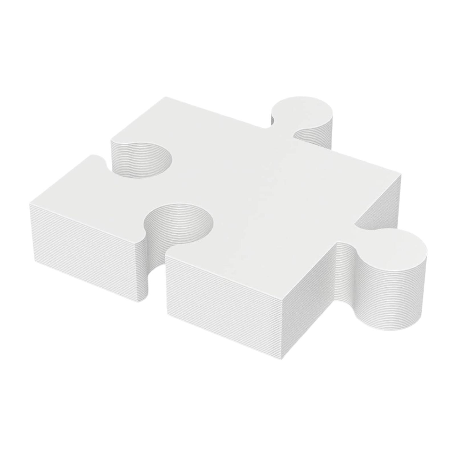 DIY White Puzzle Pieces Blank  - огляд і ціна Puzzle Blank White