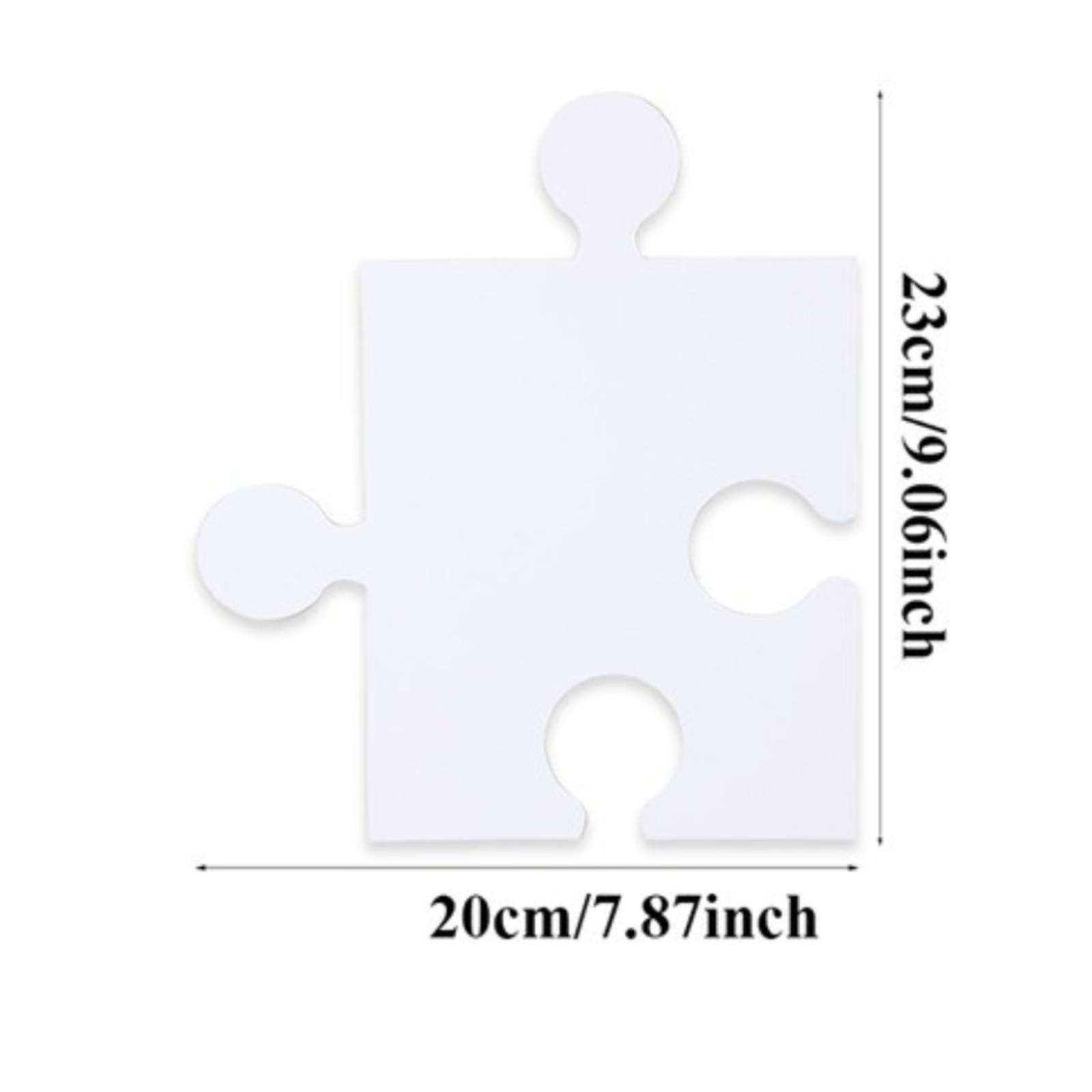DIY White Puzzle Pieces Blank  - огляд і ціна Puzzle Blank White