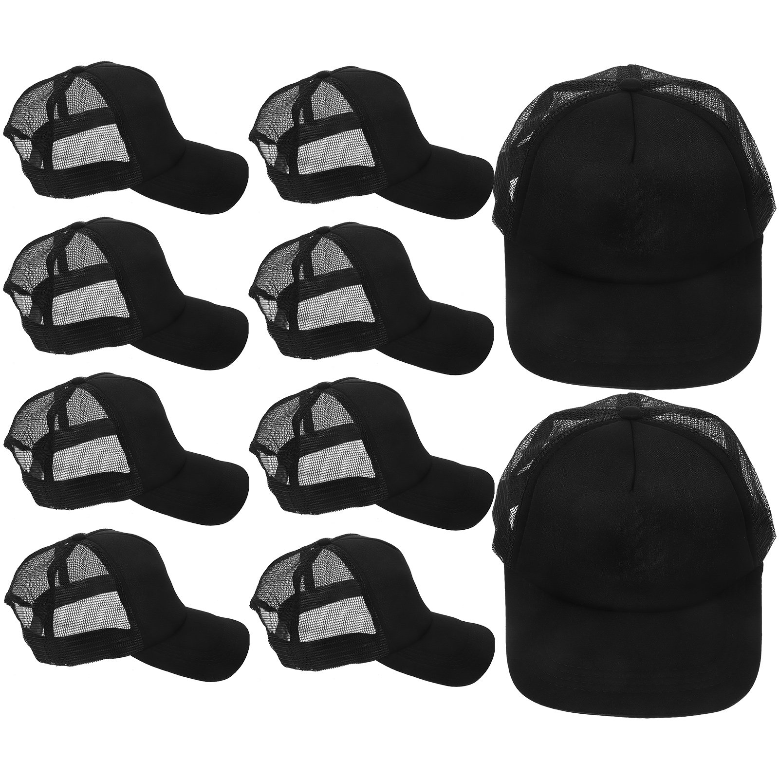 10Pcs Blank Baseball Hats Mesh - огляд і ціна Hat Sublimation Blank