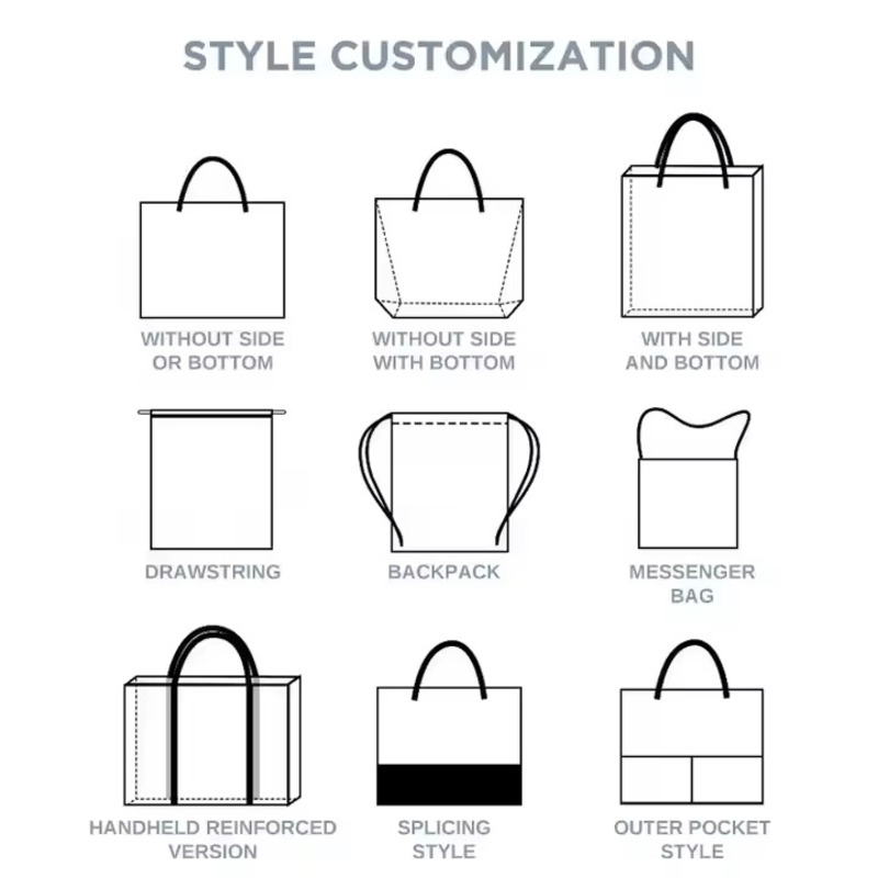 Customizable Size Solid Color  - огляд і ціна Tote Bag Sublimation