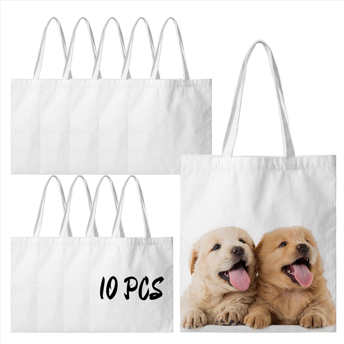 ABJS Sublimation Tote Bags Bla - огляд і ціна Tote Bag Sublimation