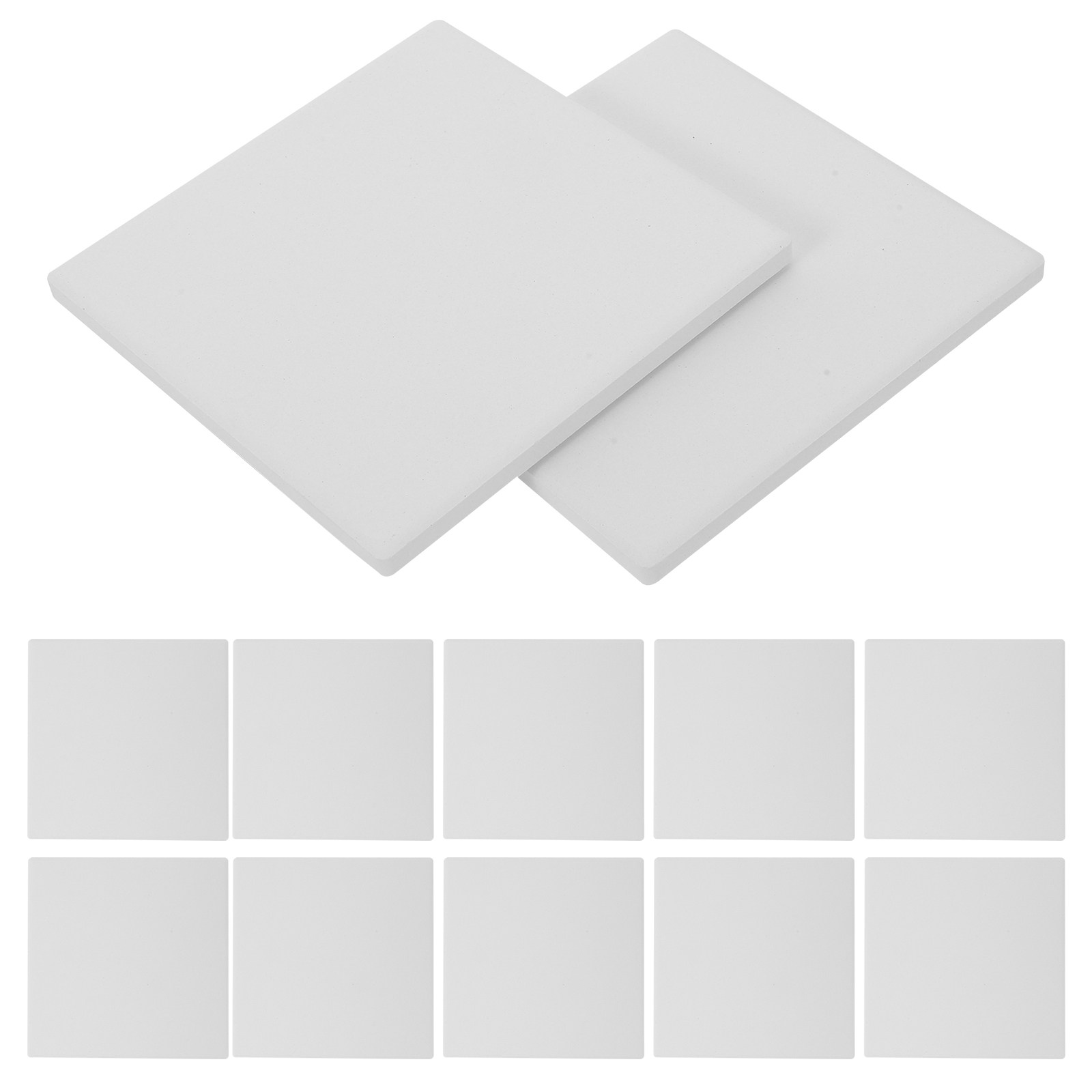 12Pcs Blank White Ceramic Tile - огляд і ціна Ceramic Tile Blank
