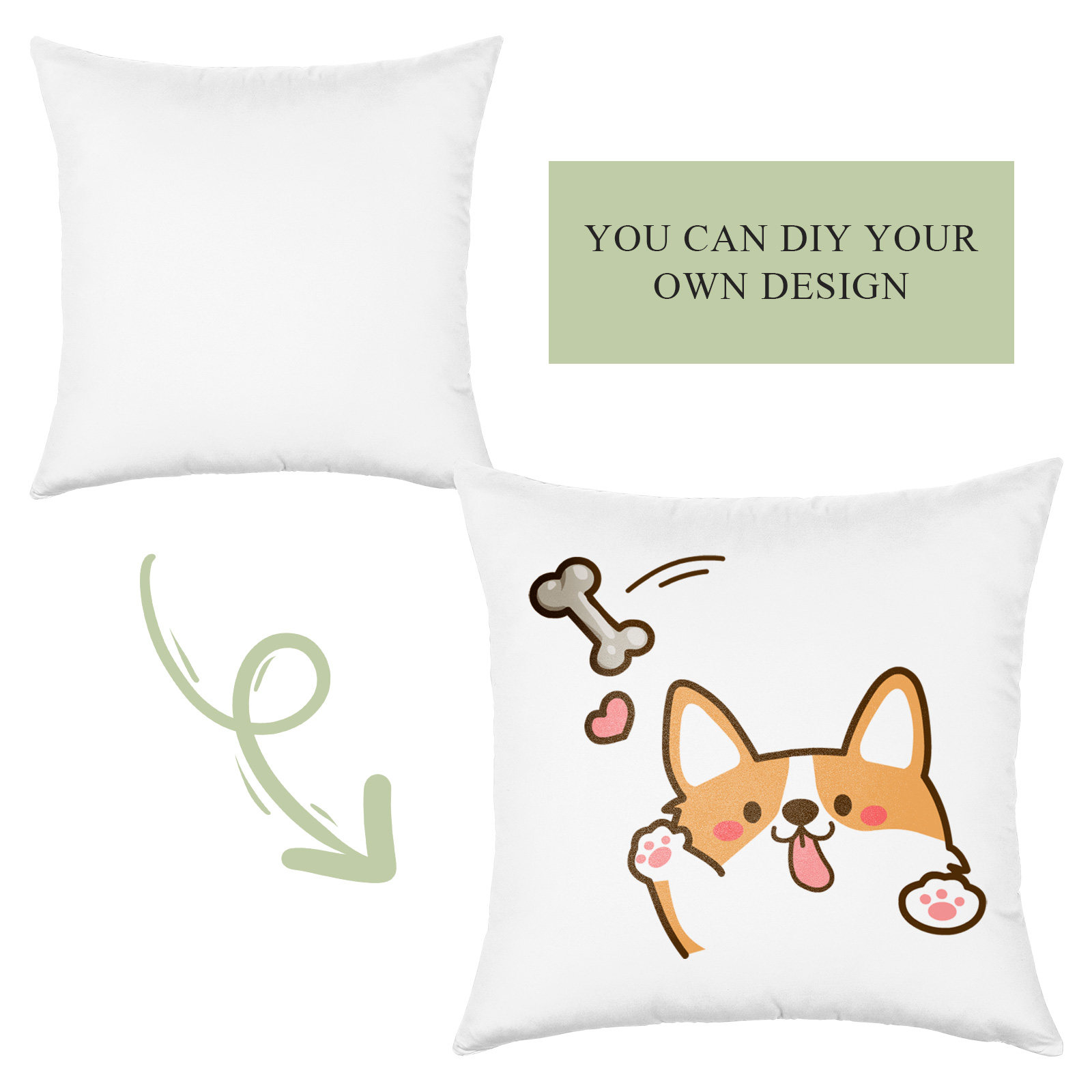 4Pcs Sublimation Pillow Cover  - огляд і ціна Pillow Cover Sublimation