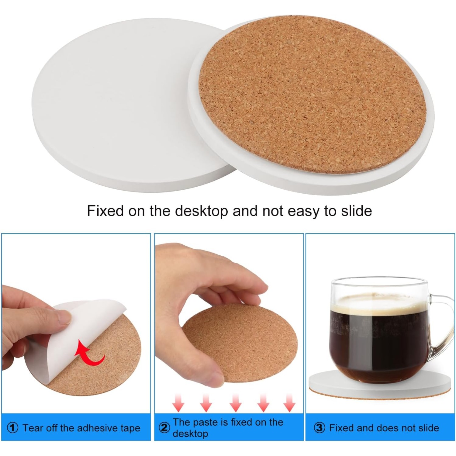 50-Pack 4-Inch Round Blank Cer - огляд і ціна Ceramic Tile Blank