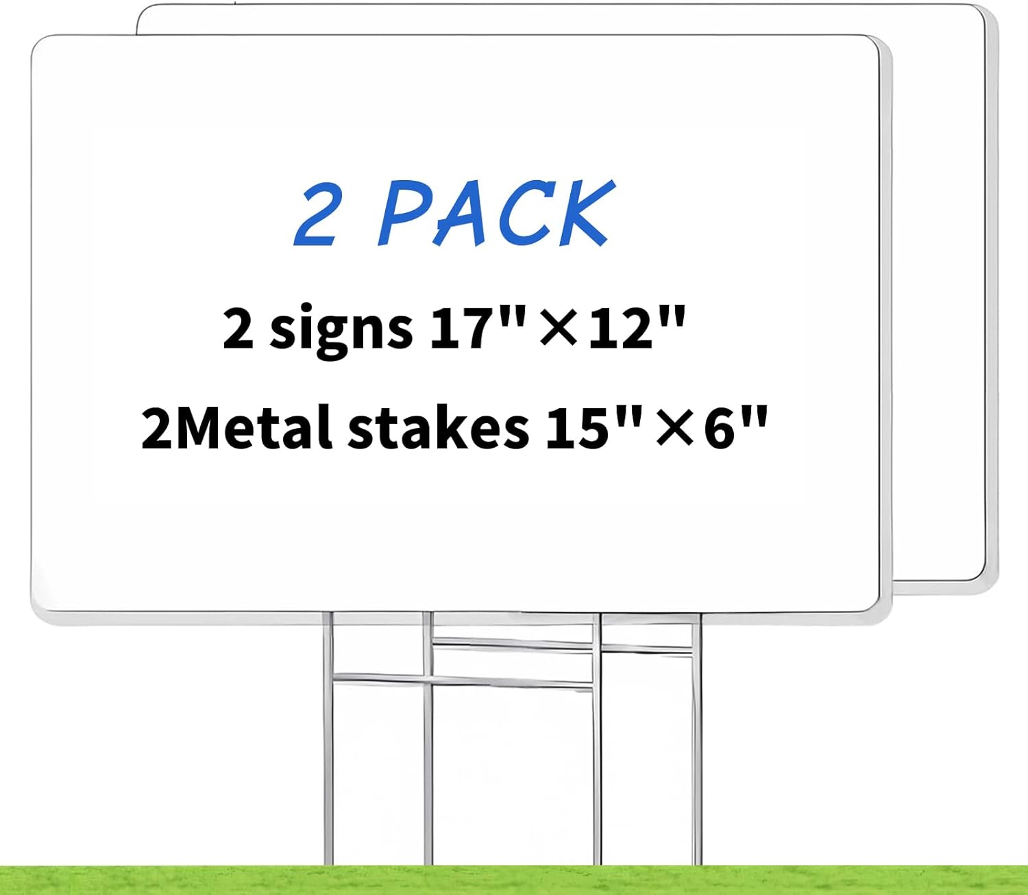 Blank Yard Signs with Stakes,  - огляд і ціна Yard Sign Blank