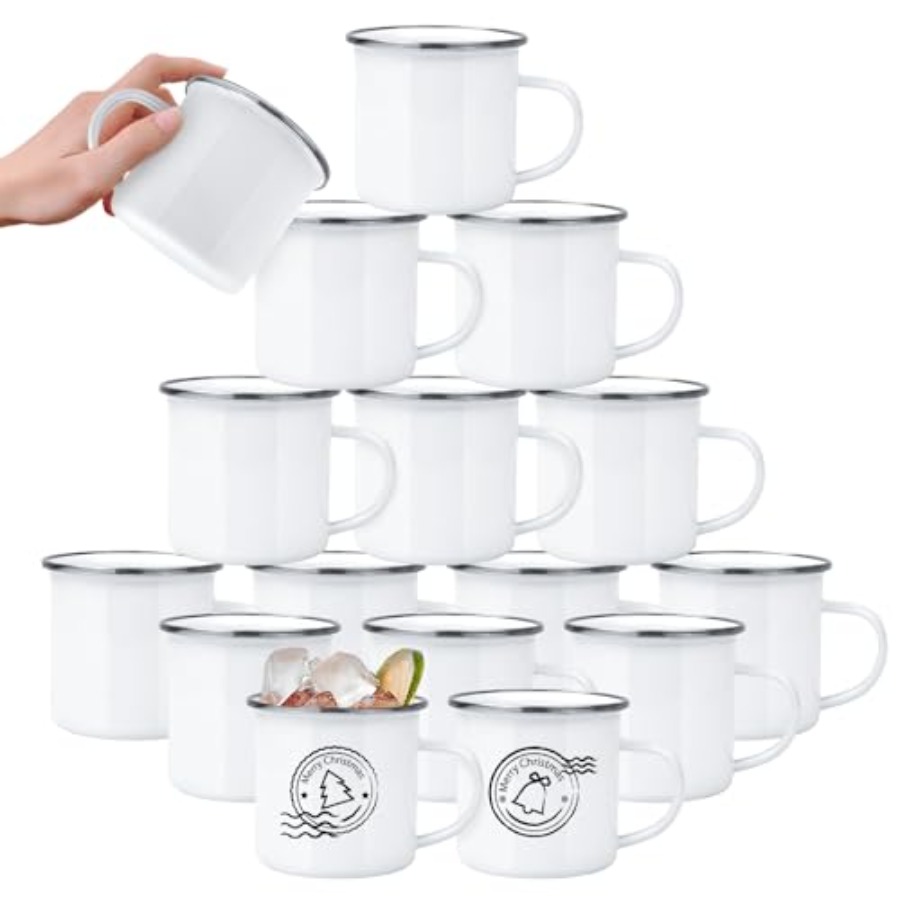 16 Pack Sublimation Blanks Ena - огляд і ціна Sublimation Mug White