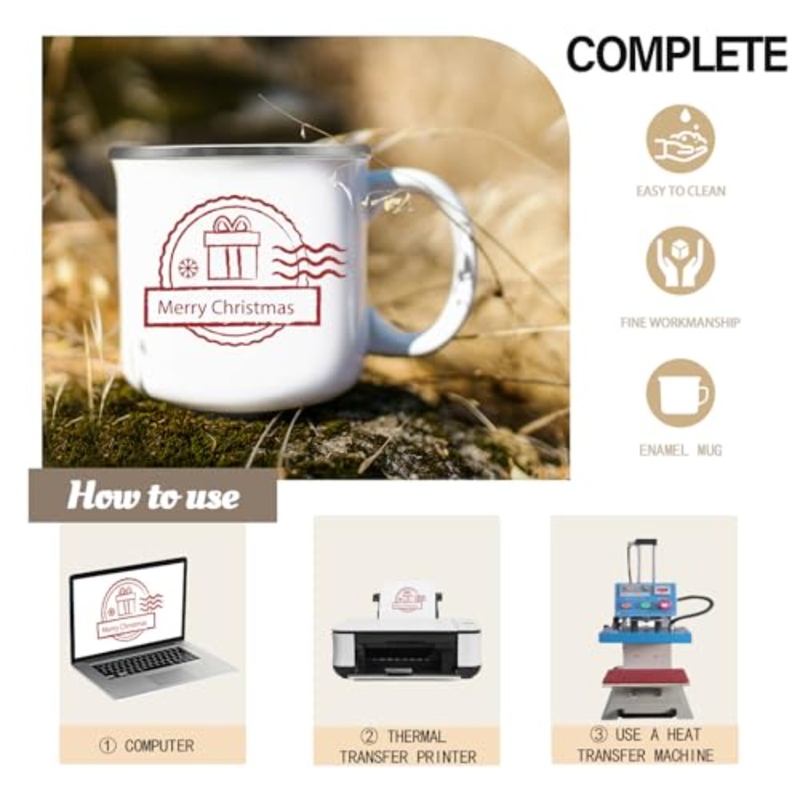 16 Pack Sublimation Blanks Ena - огляд і ціна Sublimation Mug White