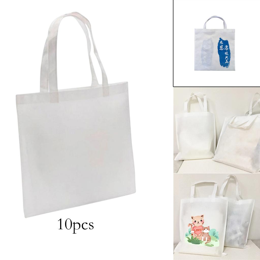 10pcs Lightweight Sublimation  - огляд і ціна Tote Bag Sublimation