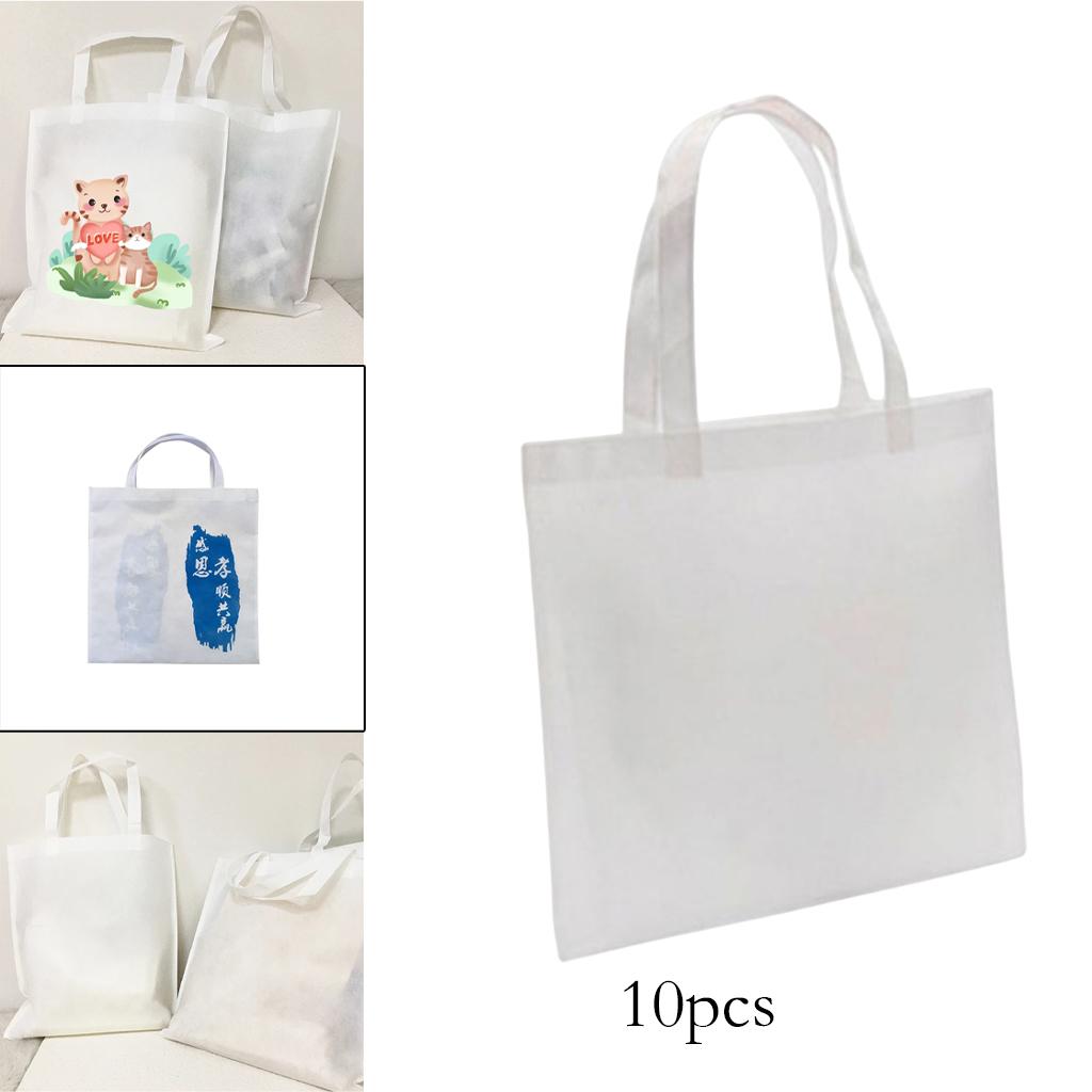 10pcs Lightweight Sublimation  - огляд і ціна Tote Bag Sublimation
