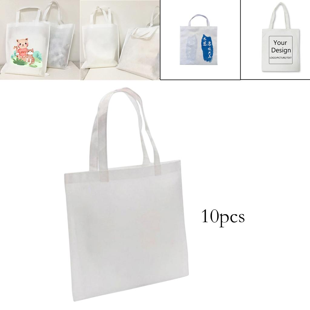10pcs Lightweight Sublimation  - огляд і ціна Tote Bag Sublimation