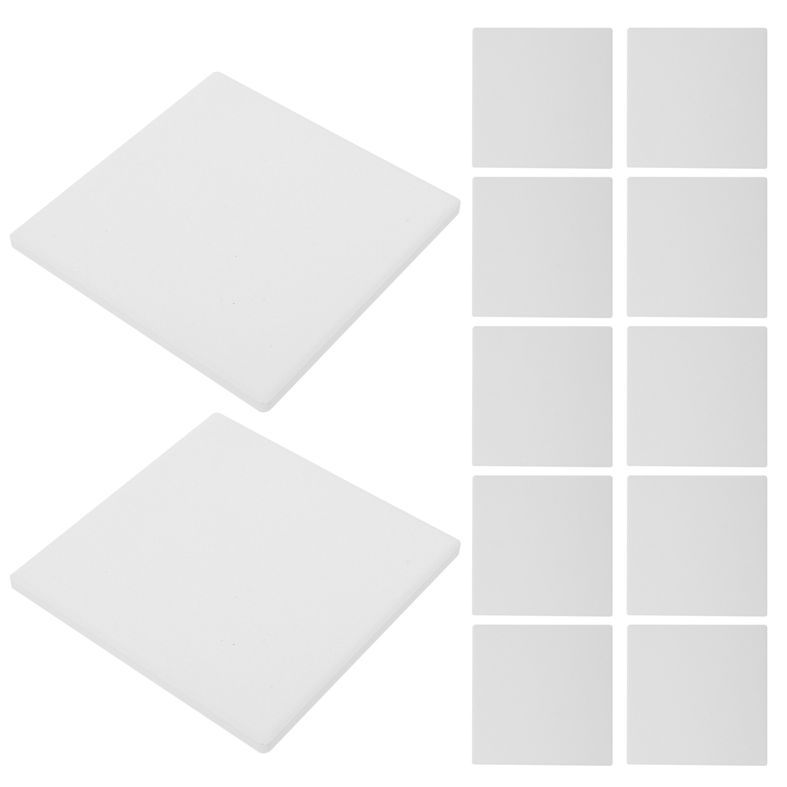 12Pcs White Ceramic Tile Coast - огляд і ціна Ceramic Tile Blank