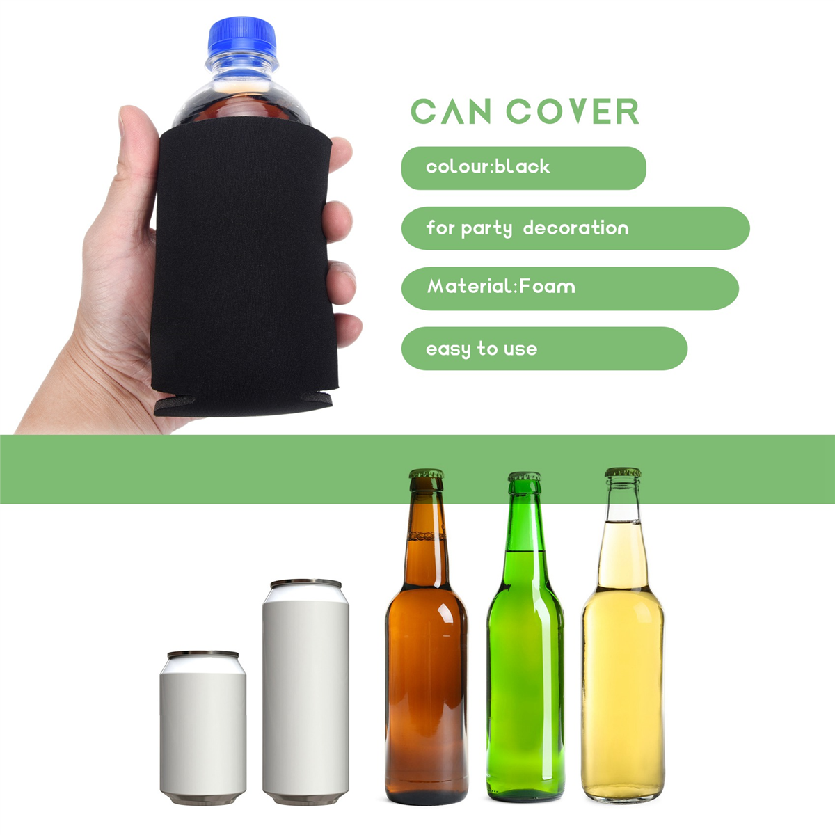 Lo-ok Bulk Can Coolers (25-Pac - огляд і ціна Water Bottle Blank