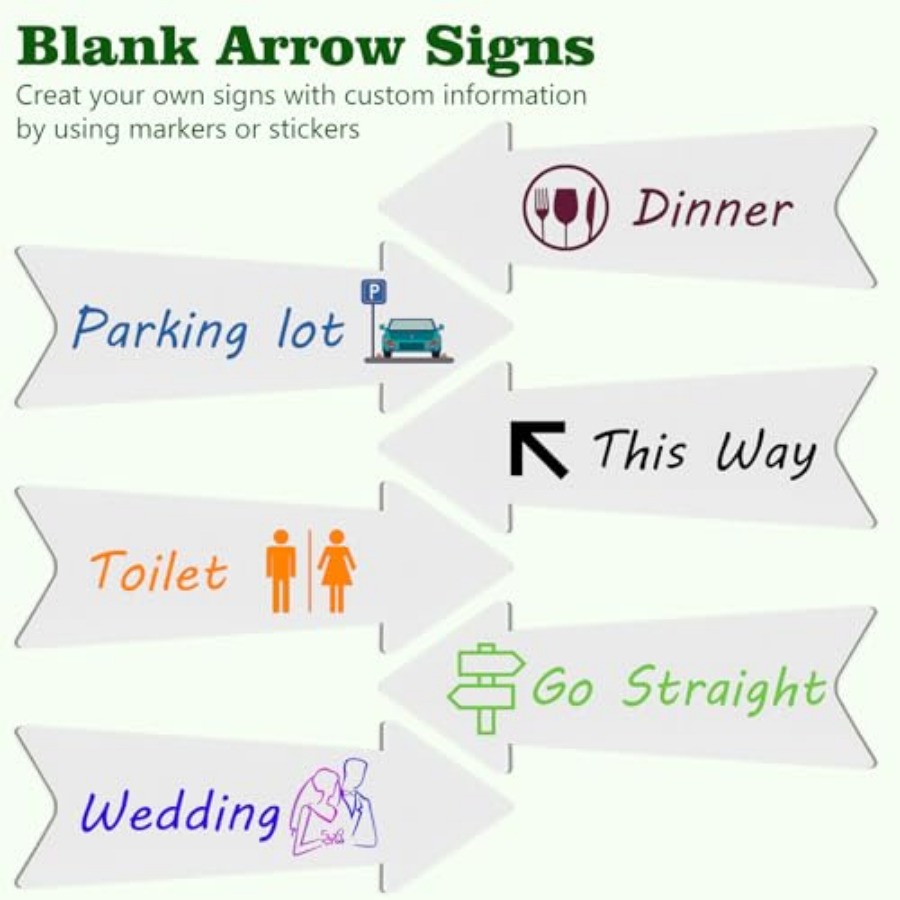 Directional Arrow Signs with S - огляд і ціна Yard Sign Blank