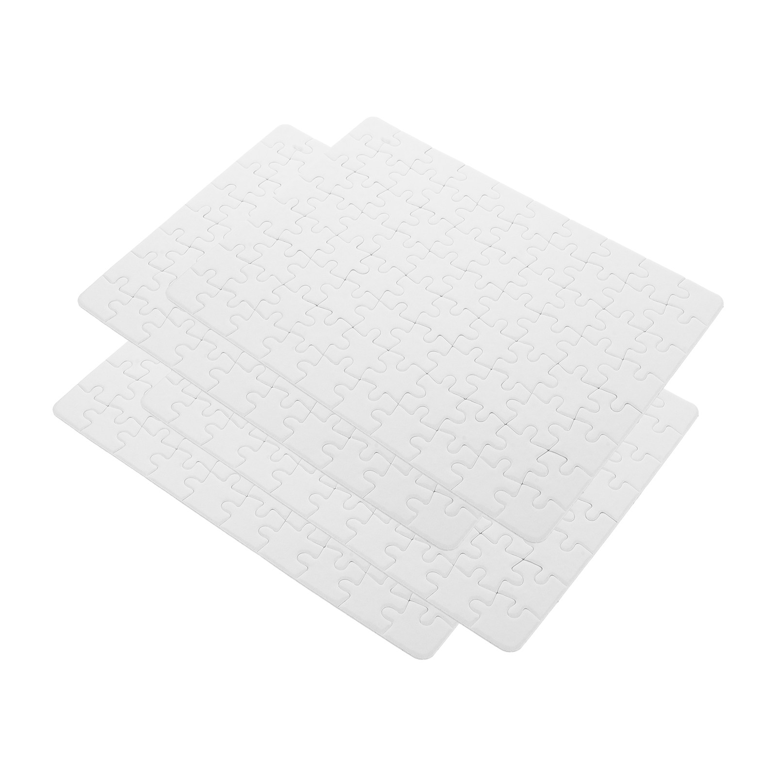 4 Sheets DIY Blank Puzzle Piec - огляд і ціна Puzzle Blank White