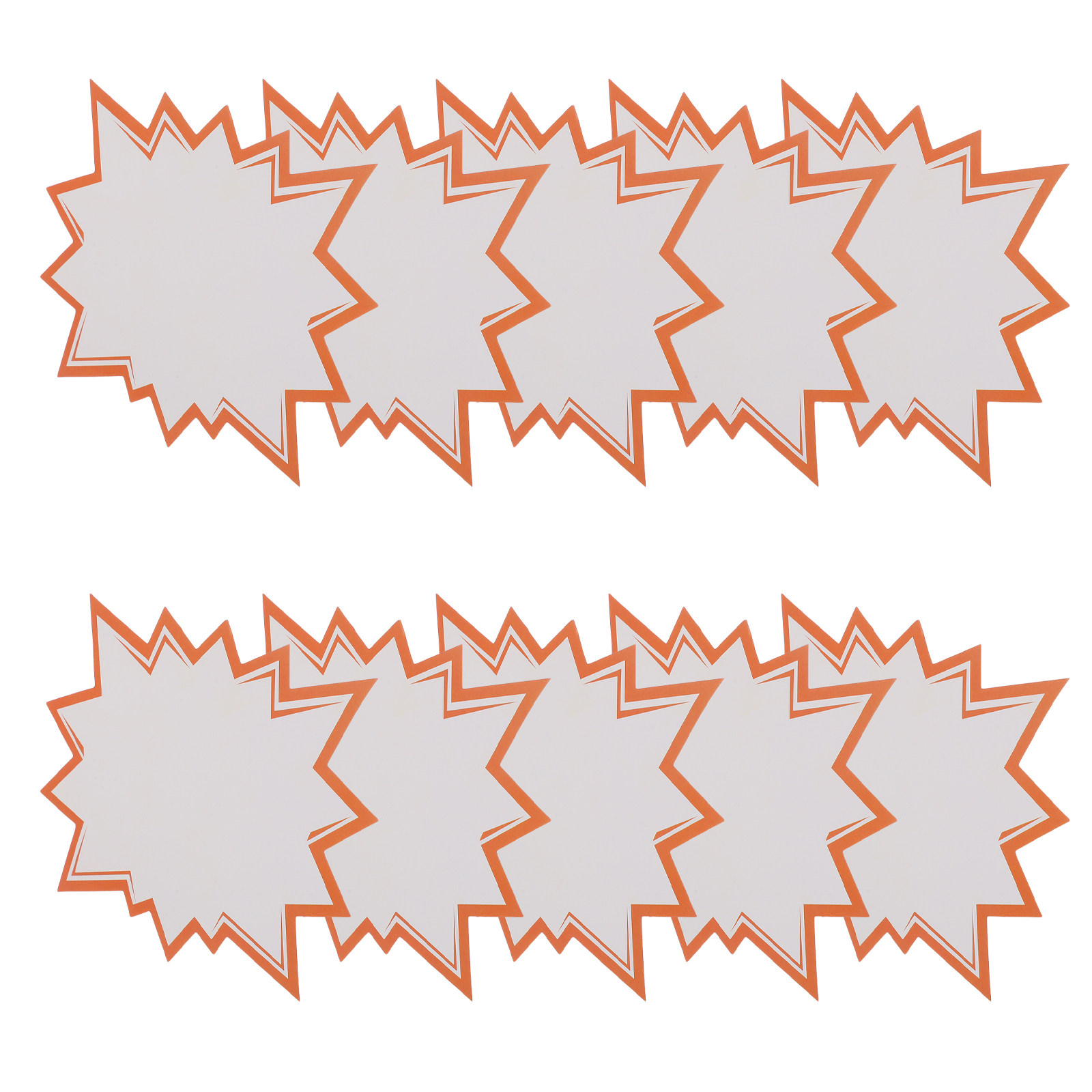 100Pcs Display Tags Burst Star - огляд і ціна Yard Sign Blank