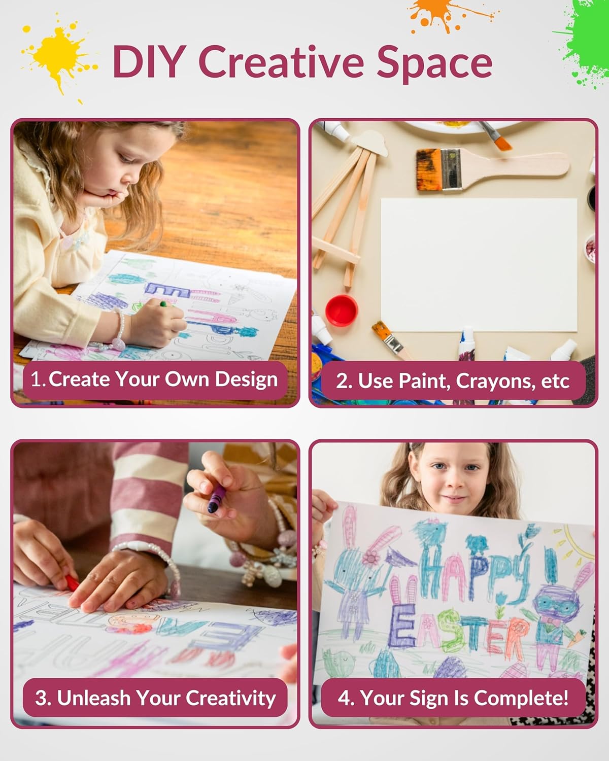 10 Pack 18x12 White Blank Yard - огляд і ціна Yard Sign Blank