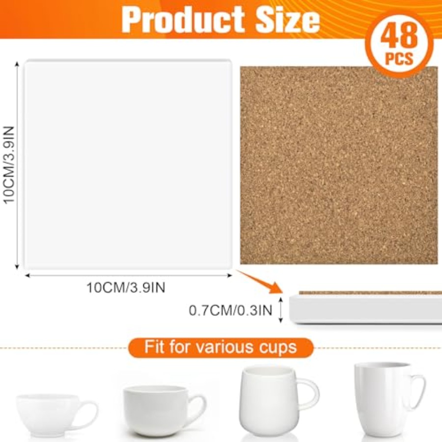 Sublimation Coasters Blanks Ce - огляд і ціна Ceramic Tile Blank